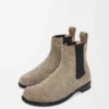 Campo chelsea boot in brushed suede Khaki Green