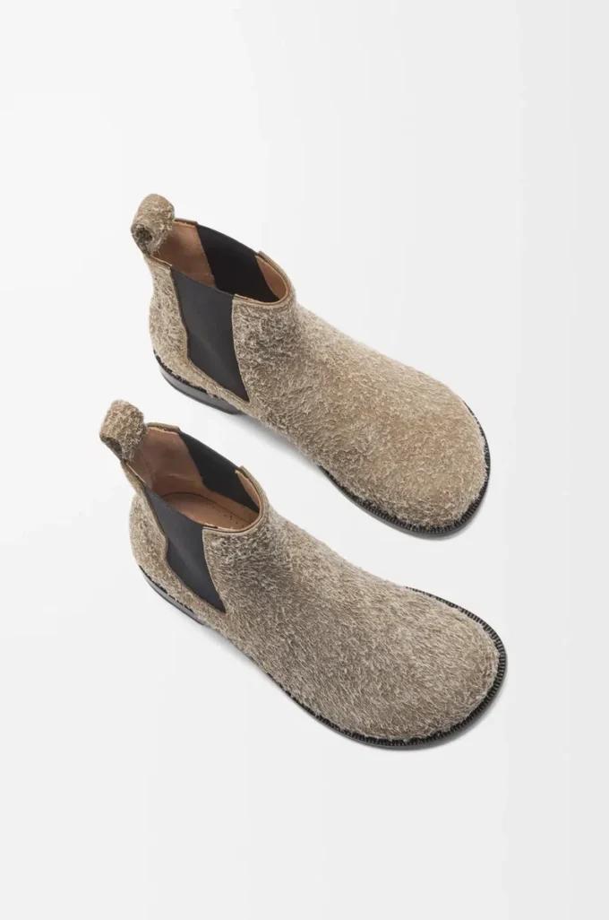 Campo chelsea boot in brushed suede Khaki Green