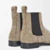 Campo chelsea boot in brushed suede Khaki Green