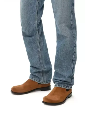 Campo Chelsea boot in calfskin suede Tabacco