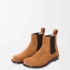 Campo Chelsea boot in calfskin suede Tabacco