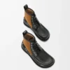 Campo loafer bootie in calfskin and suede calfskin Black/Chocolate