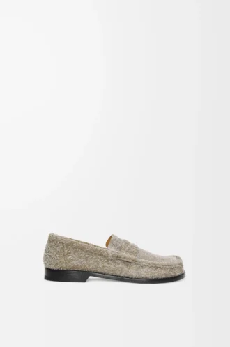 Campo loafer in brushed suede Khaki Green