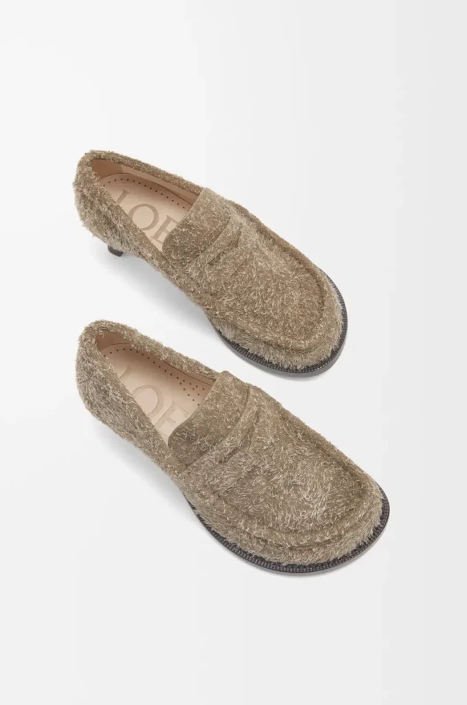 Campo loafer in brushed suede Khaki Green