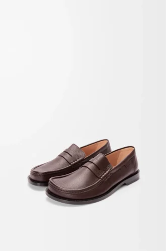 Campo loafer in deerskin Oxblood
