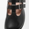Campo Mary Jane mule in calfskin Black