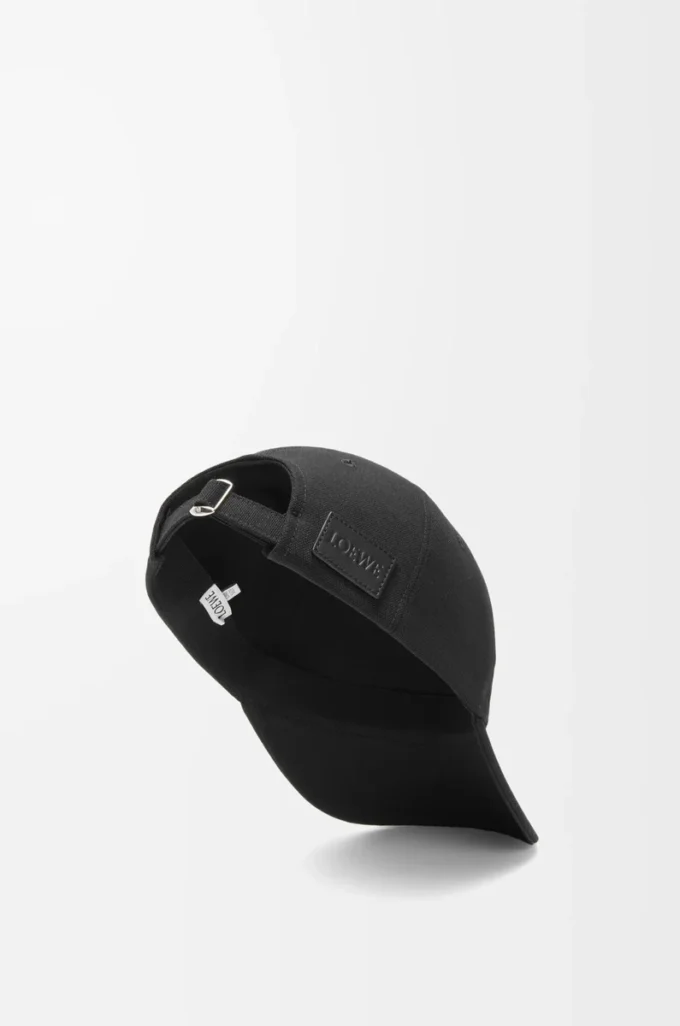 Cap in canvas Black