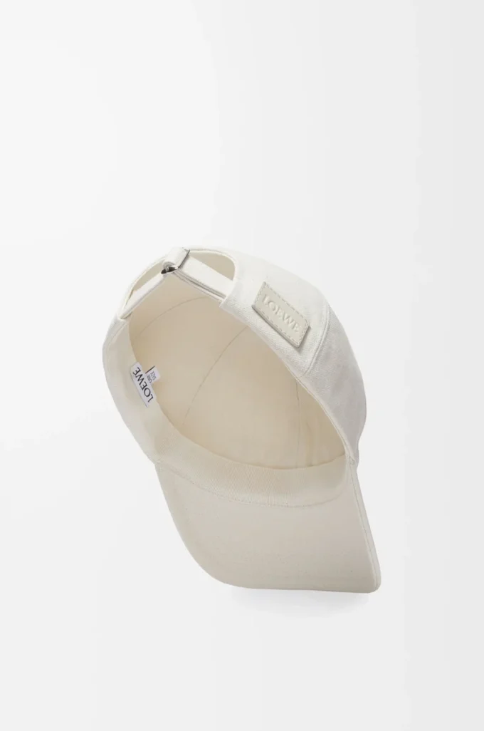Cap in canvas Soft White Cap in canvas Soft White