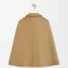 Cape jacket in cotton Beige