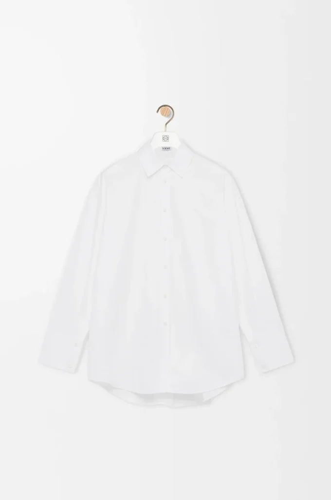 Cape shirt in cotton White Cape shirt in cotton White