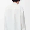 Cape shirt in cotton White Cape shirt in cotton White