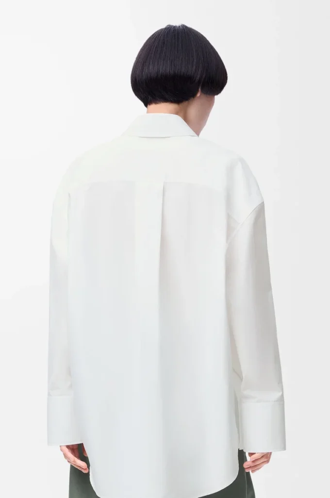 Cape shirt in cotton White Cape shirt in cotton White