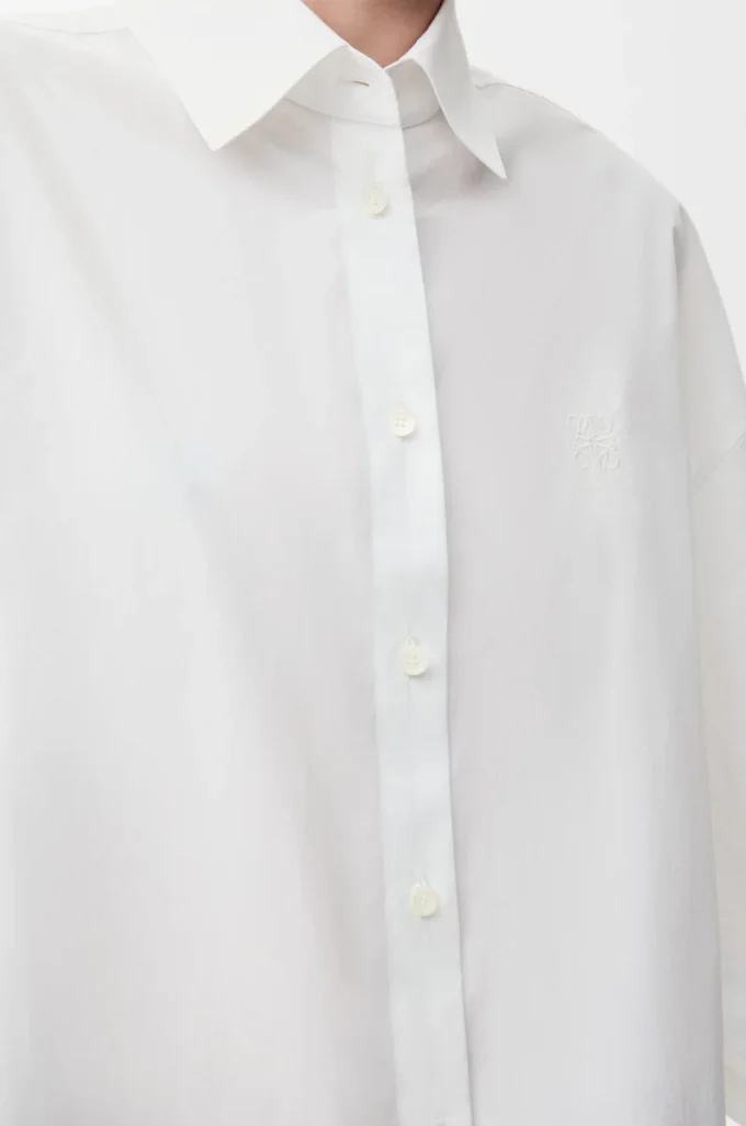 Cape shirt in cotton White Cape shirt in cotton White