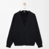 Cardigan in wool blend Black