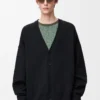 Cardigan in wool blend Black