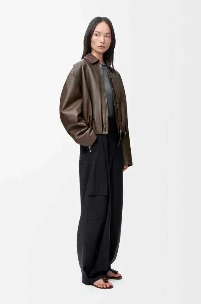 Cargo trousers in wool Black Cargo trousers in wool Black