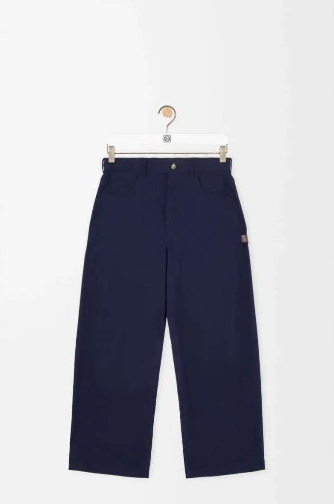 Carpenter trousers in cotton Navy Blue