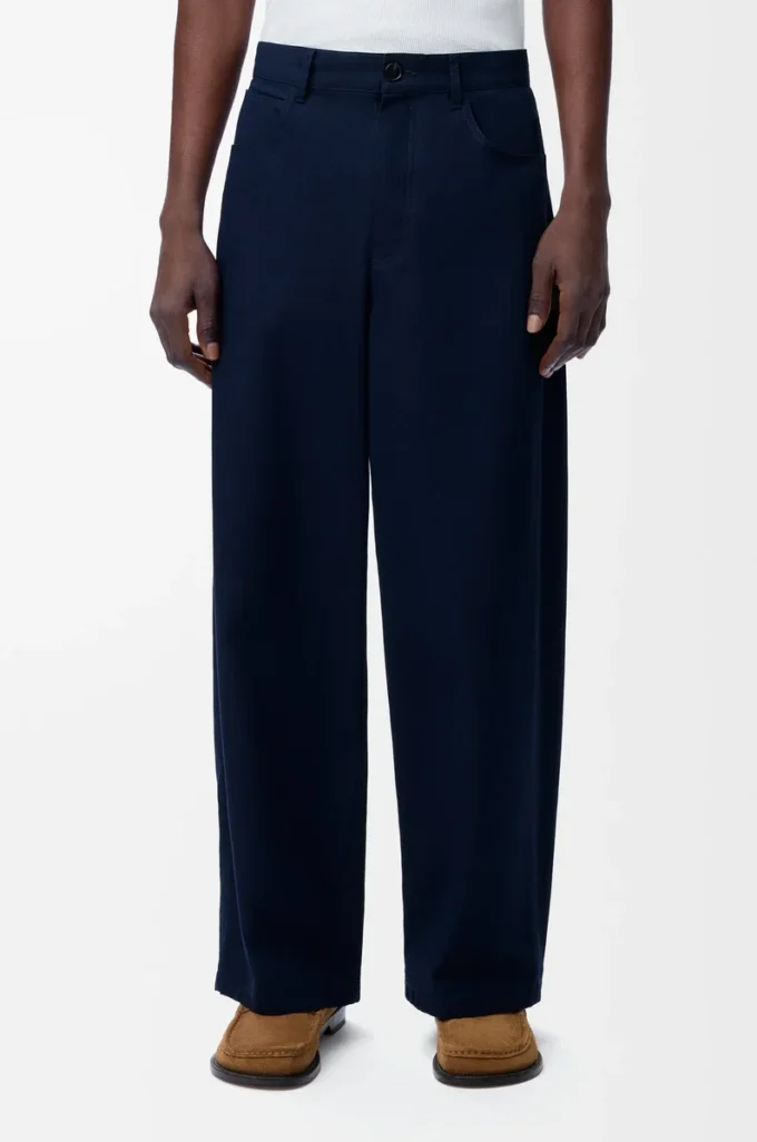 Carpenter trousers in cotton Navy Blue