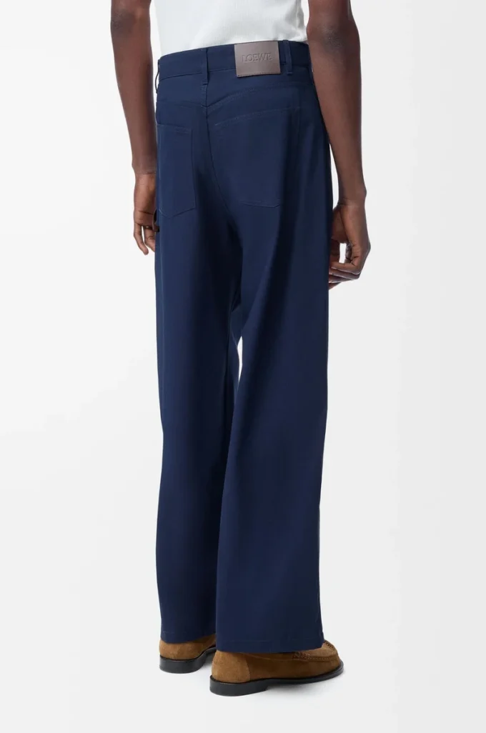 Carpenter trousers in cotton Navy Blue
