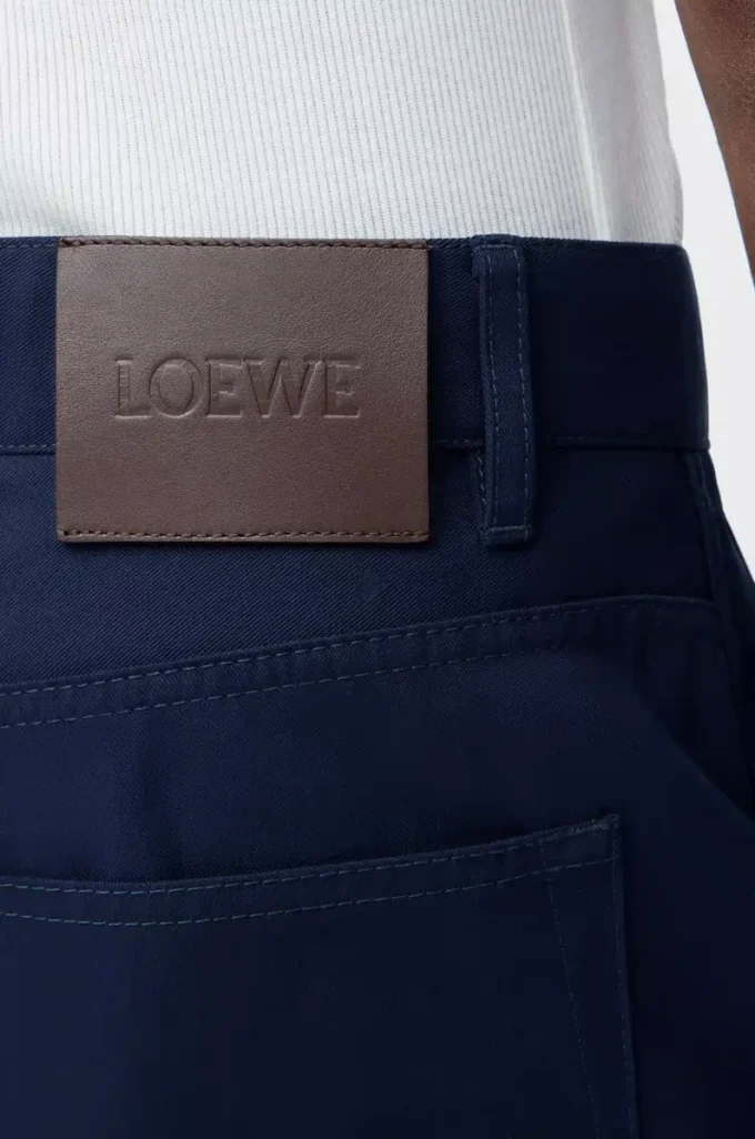 Carpenter trousers in cotton Navy Blue