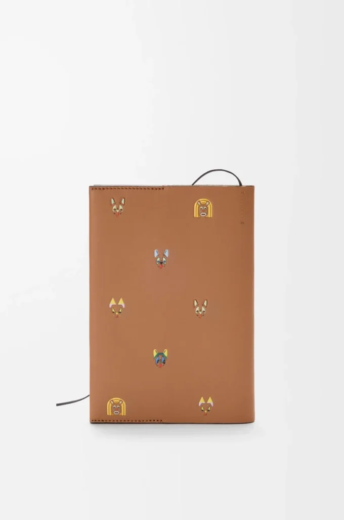 Cats notebook in calfskin Mocha