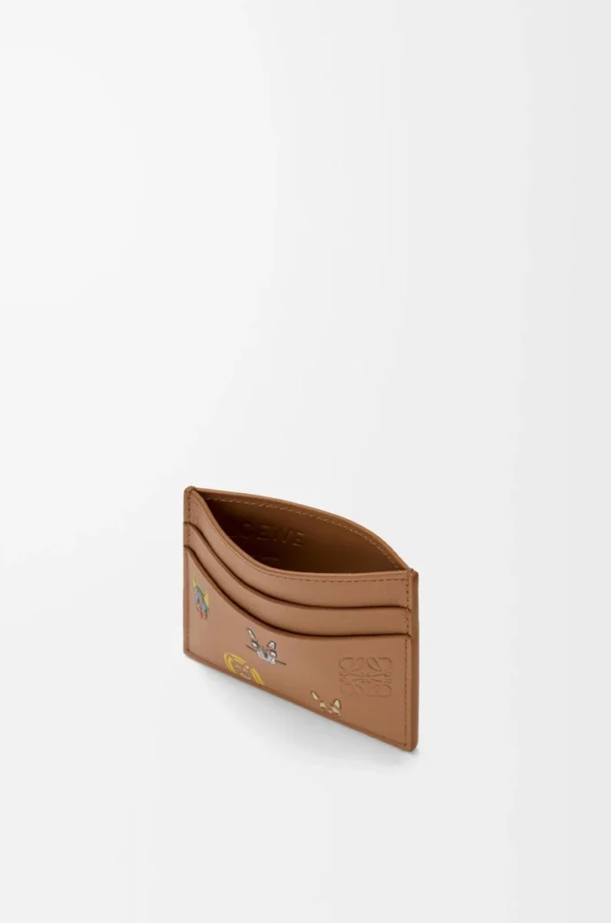 Cats plain cardholder in classic calfskin Mocha Cats plain cardholder in classic calfskin Mocha