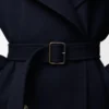 Coat in wool blend Navy Blue Coat in wool blend Navy Blue
