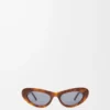 Cocktail sunglasses Flamed Havana