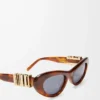 Cocktail sunglasses Flamed Havana