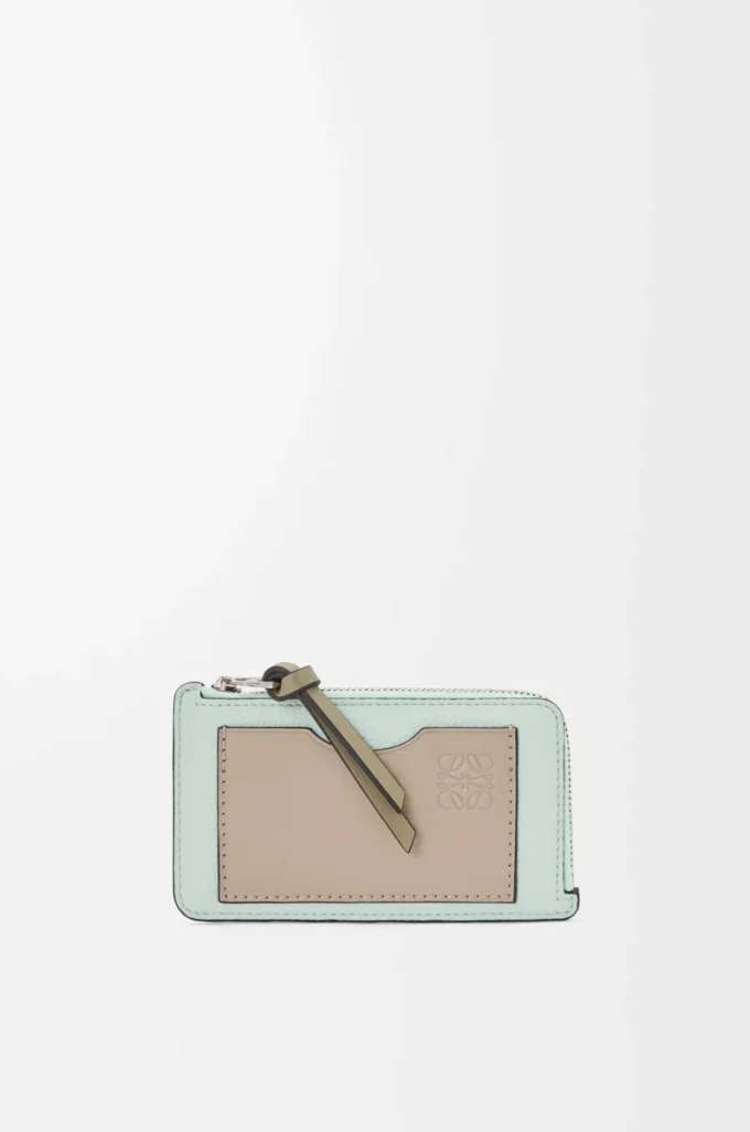 Coin cardholder in soft grained calfskin Frozen/Clay Coin cardholder in soft grained calfskin Frozen/Clay