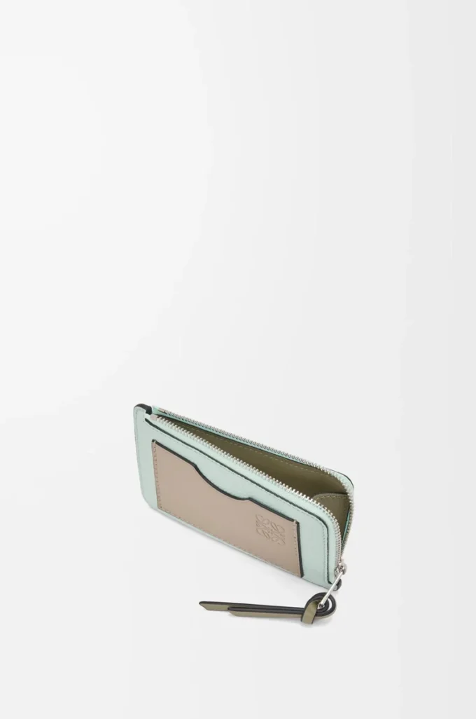 Coin cardholder in soft grained calfskin Frozen/Clay Coin cardholder in soft grained calfskin Frozen/Clay