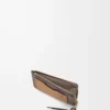 Coin cardholder in soft grained calfskin Taupe/Gold Coin cardholder in soft grained calfskin Taupe/Gold