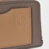 Coin cardholder in soft grained calfskin Taupe/Gold Coin cardholder in soft grained calfskin Taupe/Gold