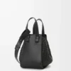 Compact Hammock bag in calfskin Black