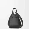 Compact Hammock bag in calfskin Black