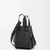Compact Hammock bag in classic calfskin Black