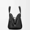 Compact Hammock bag in classic calfskin Black