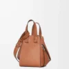 Compact Hammock bag in classic calfskin Tan