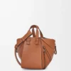 Compact Hammock bag in classic calfskin Tan