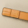 Compact zip wallet in soft grained calfskin Light Oat/Honey Compact zip wallet in soft grained calfskin Light Oat/Honey