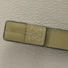 Compact zip wallet in soft grained calfskin Shell Grey/Eucalyptus Compact zip wallet in soft grained calfskin Shell Grey/Eucalyptus
