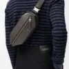 Convertible sling in classic calfskin Dark Grey