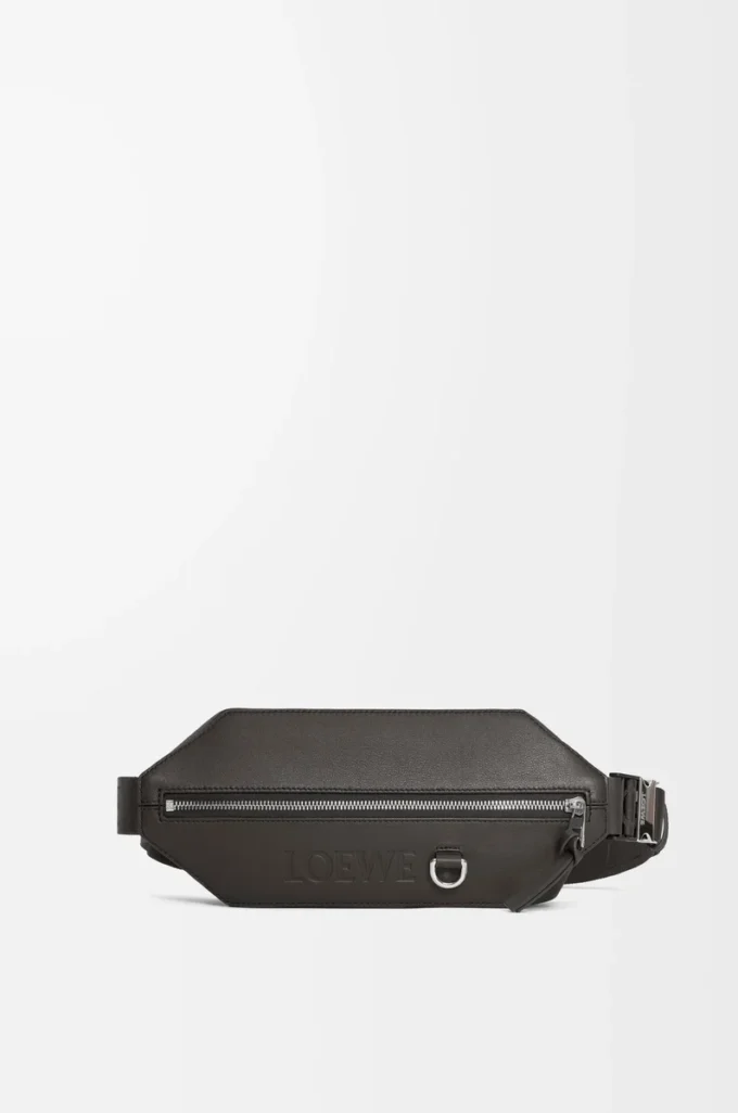 Convertible sling in classic calfskin Dark Grey