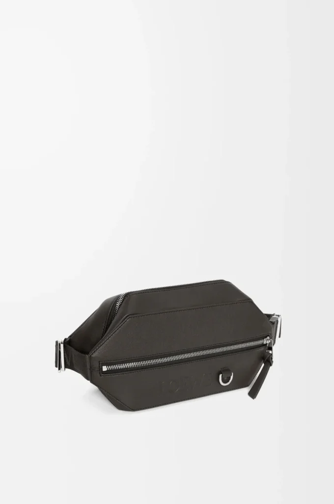 Convertible sling in classic calfskin Dark Grey
