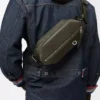 Convertible sling in classic calfskin Dark Khaki