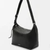 Cubi crossbody bag in supple grained calfskin Black