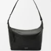 Cubi crossbody bag in supple grained calfskin Black
