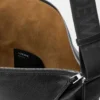 Cubi crossbody bag in supple grained calfskin Black