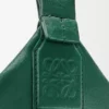 Cubi crossbody bag in supple smooth calfskin and jacquard Evergreen
