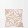 Cushion in wool and cashmere Beige/Ecru